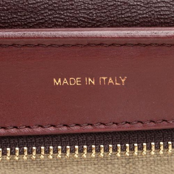 Celine Calfskin and Canvas Trapeze Bag - Picture 9 of 16